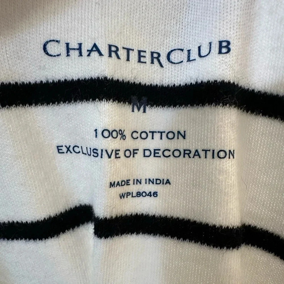 COPY - Charter Club Scottie Dog Doggie Puppy long sleeve Medium - Picture 5 of 5